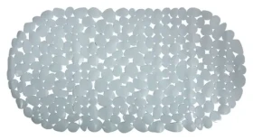 MSV GALETS protišmyková podložka do vane šedá / PVC / 99 x 39 cm