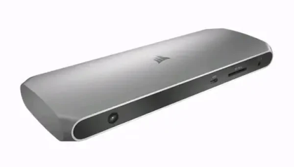 Corsair TBT100 Thunderbolt 3 Dock (EU) / dokovacia stanica / Thunderbolt 3 / USB 3.0 / HDMI / čítačka kariet SD / LAN (CU-9000001-EU)
