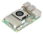 Raspberry Pi SC1148 čierno-šedá / Aktívny ventilátor / Raspberry Pi 5 (RPI5-ACOOL)