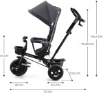 KINDERKRAFT Trojkolka Aveo Malachite Grey
