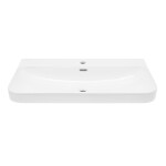 Nábytkové umývadlo SAT Fusion 81x46 cm otvor pre batériu uprostred SATFUS8046 SATFUS8046