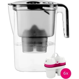 BWT VIDA MEI čierna + 6 filtrov / Filtračná kanvica / 2,6 l / mechanický ukazovateľ výmeny filtra (100002101648)