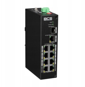 BCS BCS-L-SP0801G-1SFP(2) BCS Switch 8x PoE, 1x RJ45, 1x SFP Gigabit