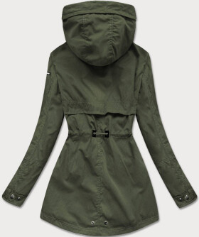 Krátká bunda parka army barvě kapucí model 8263055 LHD