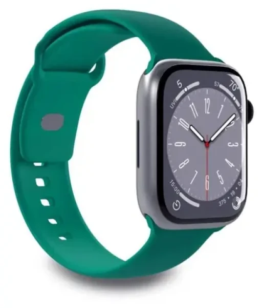Puro Icon Jade / Silikónový remienok / pre Apple Watch 38/40/41 mm (PUICNAW40DKGRN)