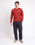 Patagonia M's L/S Great Waves Responsibili-Tee Rusty Red L