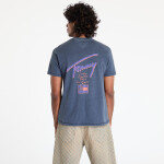 Tričko Tommy Jeans Relaxed Faded Graphic Tee Blue M
