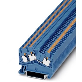 Feed-through terminal block PTS 2,5-TWIN BU 3211906 Phoenix Contact; 3211906