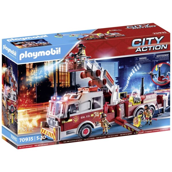 Playmobil® City Action 70935 Hasičské auto: US Tower Ladder