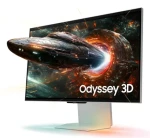 27" Samsung Odyssey S27FG904XU strieborná / Monitor / IPS / 4K UHD / 165 Hz / 1 ms / Glasses-free 3D / FreeSync Premium (LS27FG904XUXEN)