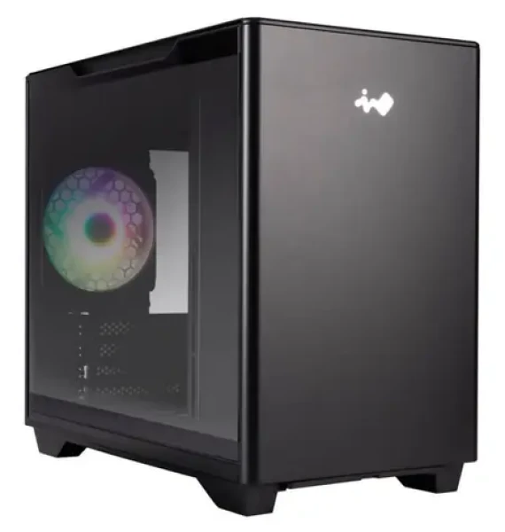 InWin A3 čierna / Skriňa / Micro-ATX, Mini-ITX / ARGB / priehľadná bočnica / 1x USB-C, 2x USB-A (A3)