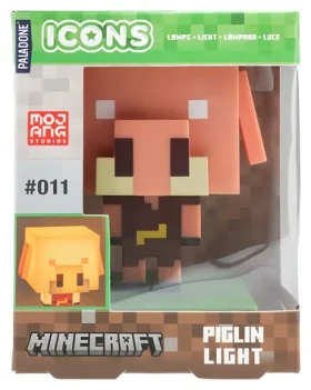 Paladone Pig Icon Light Minecraft / Stolová lampa / 11 cm / 2x AAA (PP14431MCFEPM)