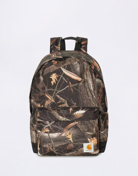 Carhartt WIP Jake Backpack Camo Feather Tree, Black