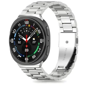 Tech-Protect Stainless Steel Strap strieborná / Remienok / pre Samsung Galaxy Watch 40/44/46 mm