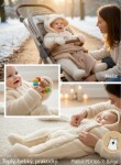 Pidilidi Zimná dojčenská kombinéza PD1166-11 Beige - 56/62 | 0-3m