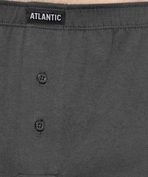Pánské boxerky model 17929052 A'2 - Atlantic černošedá melanž XL