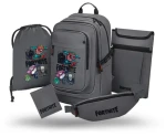 BAAGL SET 5 Cubic Fortnite Squad / Školský set / batoh, vrecko, ľadvinka, obal na notebook, peňaženka / GRS