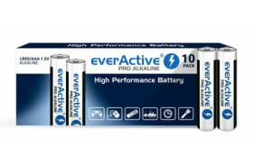 EverActive Pro Alkalické batérie AAA (LR03) 10ks (LR0310PAK)