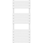 CERANO - Koupelnový radiátor Claude - boční připojení - 575 W - bílá lesklá - 1200x500 mm CER-451080