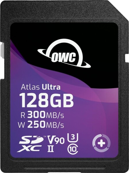 OWC 128GB Atlas Ultra SDXC UHS-II V90 Media Card