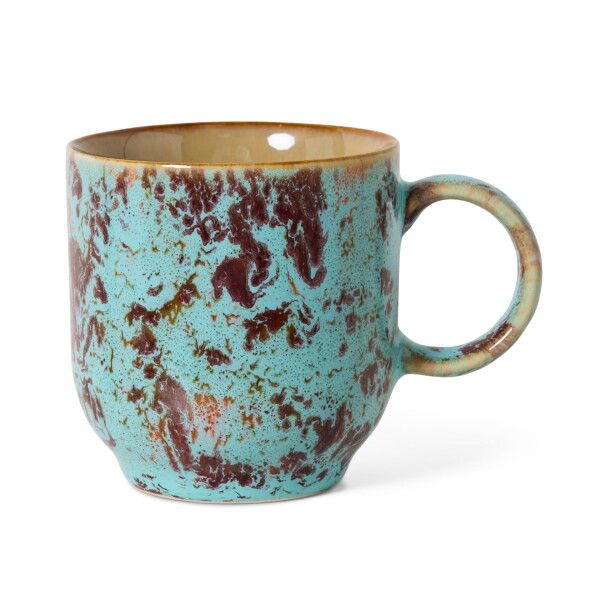 HK living Hrnček café mug 70's Patina 250 ml