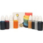 Sada farieb na airbrush bez alkoholu 8x14ml - Sugarflair
