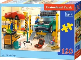 Castorland Puzzle 120 Car Workshop CASTOR
