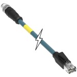 Molex Molex WOD Industrial Solution upravený zástrčkový konektor pre senzory - aktory, 1203410501, piny: 8, 1.00 m, 1 ks; 1203410501