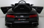 Mamido Elektrické autíčko Audi R8 Sport s čiernym prevedením, EVA kolesami a koženým ovládačom