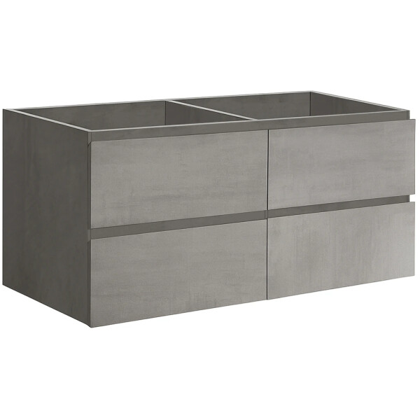 CERANO - Kúpeľňová skrinka pod umývadlo Carole - betónovo šedá - 119x48x45 CER-8050BD7619