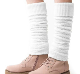 Dámske návleky na nohy art.095 White - Steven UNI bílá