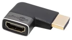Goobay / Redukcia HDMI A(M)-HDMI A(F) / Lomená vpravo / 8K/60Hz / Pozlátené konektory (72012)