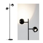 Paulmann Pane I 79775 LED stojaca lampa so svetlom pre čítanie LED 3 W čierna; 79775