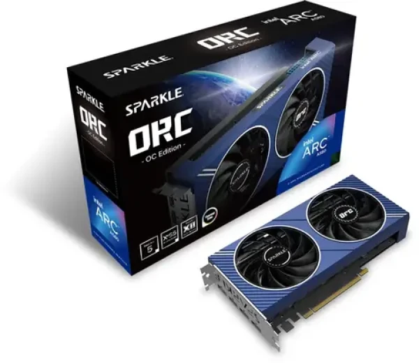 Sparkle Intel Arc A580 ORC OC Edition 8G / 1700 MHz / 8GB GDDR6 / 256-bit / 1x HDMI + 3x DP / (8+8) (SA580C-8GOC)