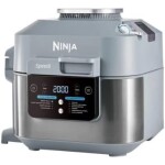 Ninja ON400DE šedá / teplovzdušná fritéza / 1760W / 5.7 l / 10 programov (ON400DE)