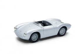Welly Porsche 550 Spyder 1:34 strieborná