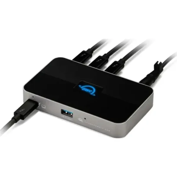OWC Thunderbolt 4 Dock 5 Port sivá / dokovacia stanica / Thunderbolt 4 / USB-C 3.2 Gen 2 / Power Delivery 60 W (OWCTB4HUB5P)