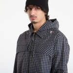 Mikina ROA Aair Floweave Printed Check Long Sleeve Hooded Shirt Anthracite XL