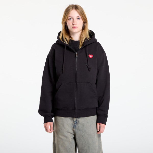Mikina Carhartt WIP Hooded Heart II Hartt Sweat Jacket UNISEX Black XS