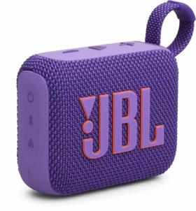JBL GO 4 fialová / Prenosný reproduktor / Bluetooth / IP67 / výdrž 7 hodín (JBLGO4PUR)