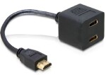 DeLock adaptér HDMI samec na 2x HDMI samica (65056)