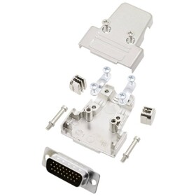 TRU COMPONENTS TCTRIM15HDP26K 7709848 sada D-SUB kolíkové lišty 180 ° Pólov: 26 spájkovaný 1 ks; 7709848