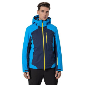 Pánska bunda H4Z22-KUMN010 modro-žltá - 4F 3XL