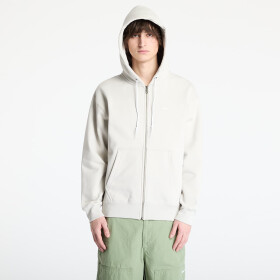 Mikina Nike Solo Swoosh Men's Full-Zip Hoodie Light Bone/ White XL