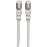 Intellinet 317191 RJ45 sieťové káble, prepojovacie káble CAT 6A S/FTP 3.00 m sivá fóliové tienenie, tienenie pletivom, bez halogénov 1 ks; 317191