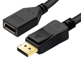 MicroConnect Predlžovací kábel DisplayPort MF 1m čierna / 21.6Gbit/s (DP-MFG-100)