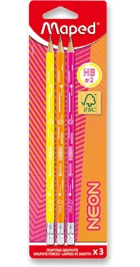 Maped Sady grafitových ceruziek Neon 3 ks (0040/9853710)