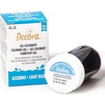 Gélová farba svetlomodrá 28 g - Decora - Decora