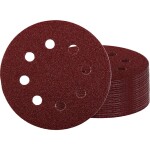 Einhell 492120 brúsny papier pre excentrické brúsky Zrnitosť 80 (Ø x v) 125 mm x 13 cm 50 ks; 492120
