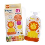 PETITE&MARS Vrecúško na jedlo Papoo Original Lion 6 ks